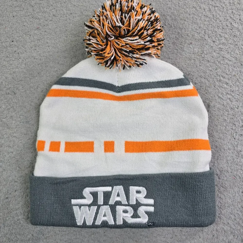 Detroit Tigers‎ Star Wars BB-8 Youth Winter Hat Puff Ball Knit Droid Beanie MLB